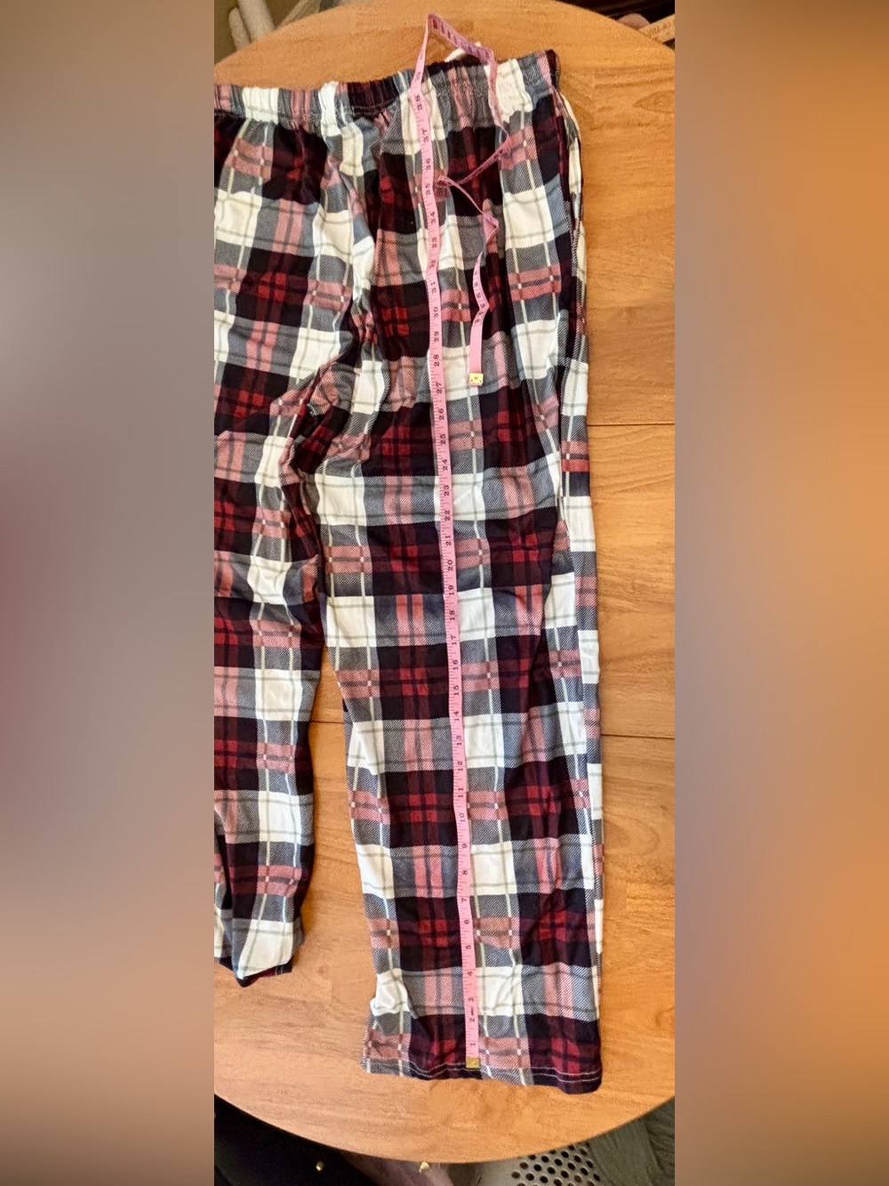 Ekouaer Gray Top and Pink Plaid Pajama Set ~ Women’s XL ~ New with Tags - Picture 14 of 16